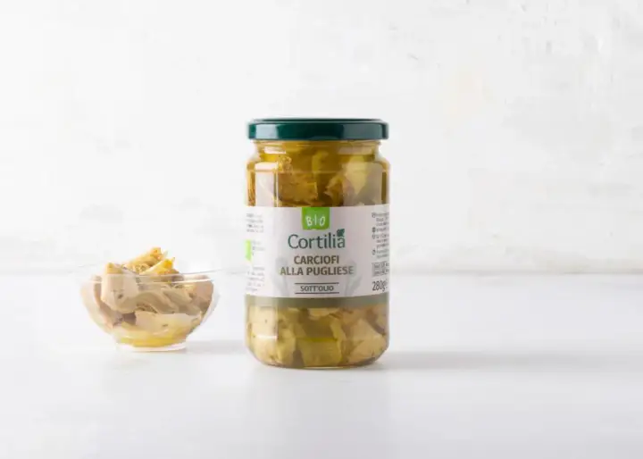 Carciofi sott'olio alla pugliese, un assaggio di Puglia in un vasetto.